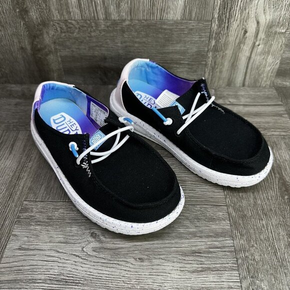 Hey Dude Kids size 11 Color Fun Slip On Multicolored Lightweight Shoes - Picture 2 of 8